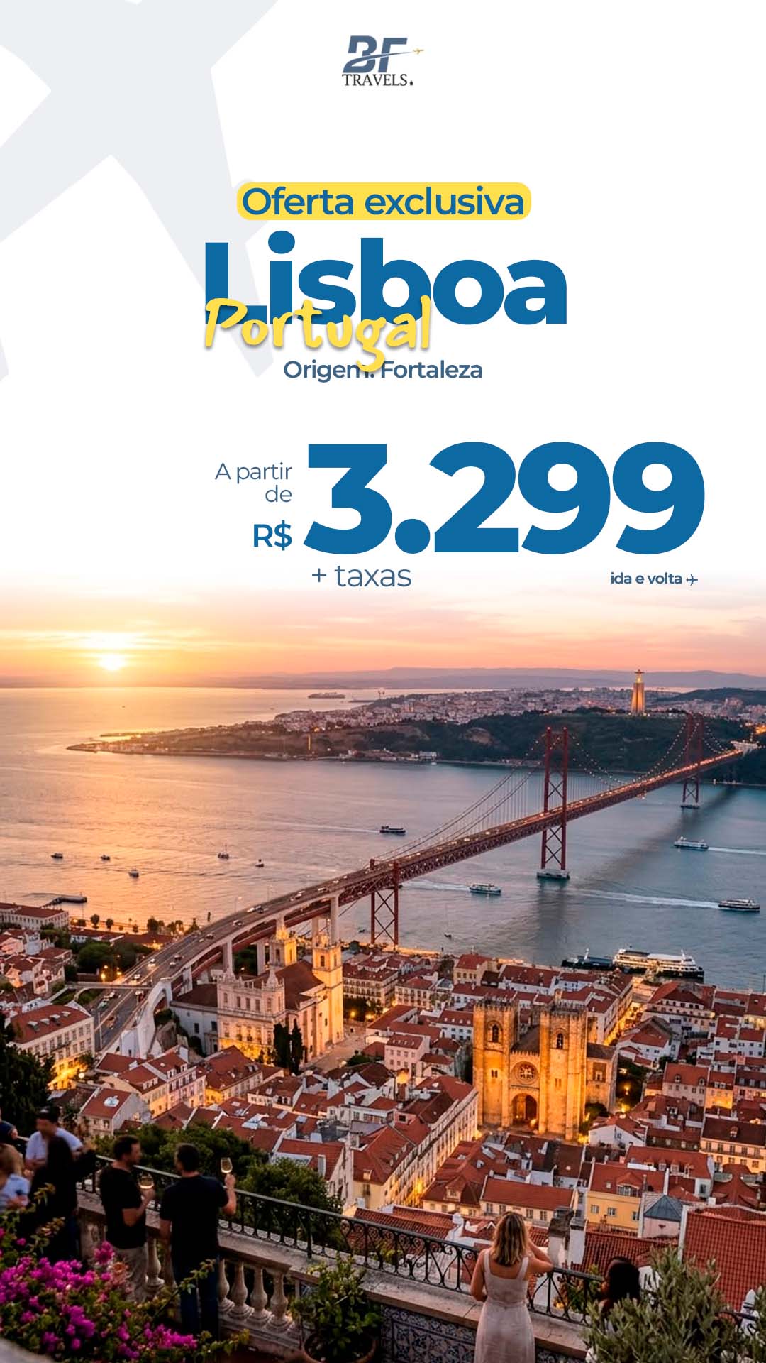 Oferta exclusiva Lisboa, Portugal, com saída de Fortaleza